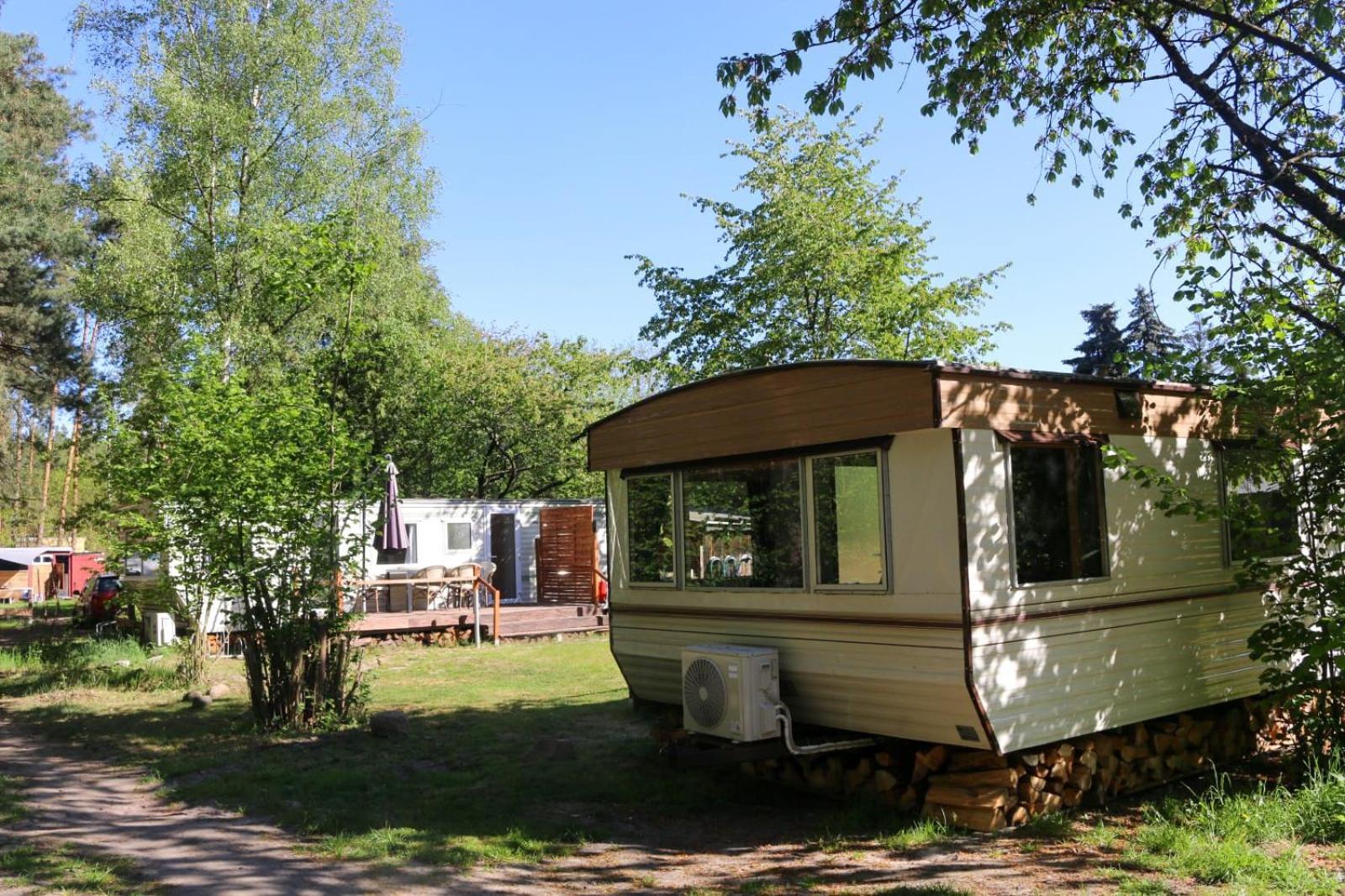 Tinyhaus Idyllisch Am Waldesrand Hotel Cottbus Buitenkant foto